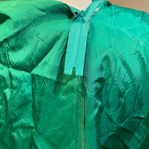 Vintage Vera Mont Paris Green Floral Maxi Dress - Picture 16 of 16